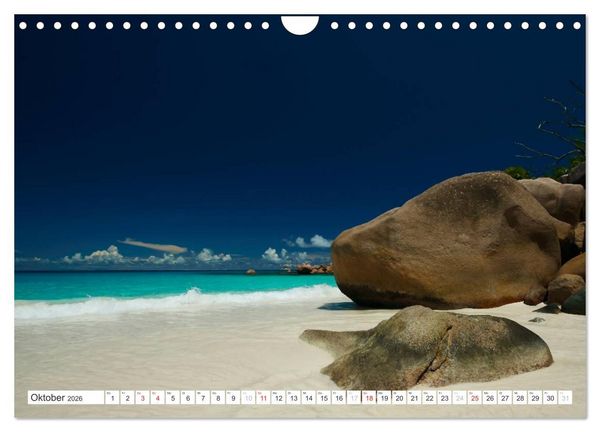 Produktbild: Seychellen - Ein letztes Paradies auf Erden (Wandkalender 2026 DIN A4 quer), CALVENDO Monatskalender