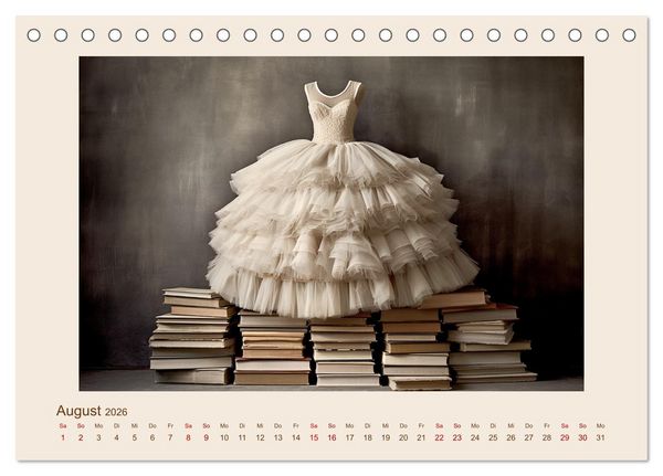 Produktbild: B&uuml;cherzauber (Tischkalender 2026 DIN A5 quer), CALVENDO Monatskalender