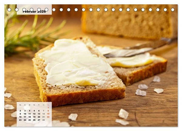 Produktbild: BROTART / 2026 (Tischkalender 2026 DIN A5 quer), CALVENDO Monatskalender