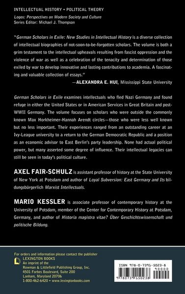Produktbild: German Scholars in Exile