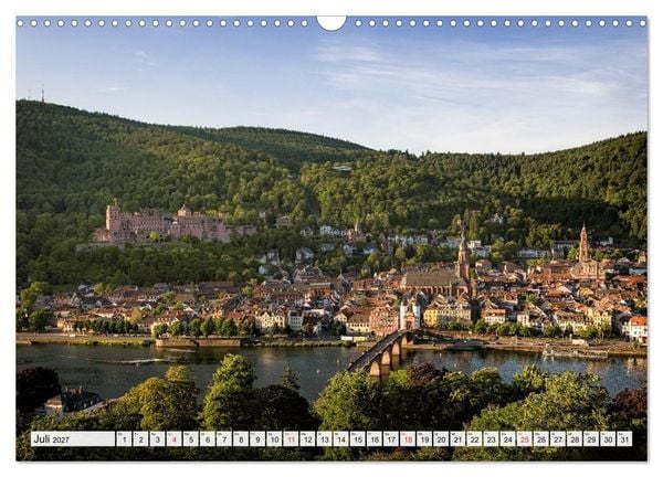 Produktbild: Heidelberg - Die romantische Stadt am Fluss (Wandkalender 2027 DIN A3 quer), CALVENDO Monatskalender