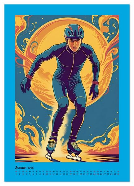 Produktbild: Olympische Sportarten (hochwertiger Premium Wandkalender 2026 DIN A2 hoch), Kunstdruck in Hochglanz