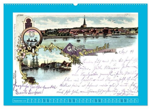 Produktbild: Gru&szlig; aus Neustadt in Holstein (hochwertiger Premium Wandkalender 2026 DIN A2 quer), Kunstdruck in Hochglanz