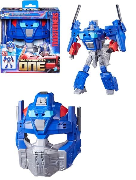 Hasbro F91825L0 - Transformers One 2in1 Optimus Prime/Orion Pax Figur in Maske, 2 Spielerlebnisse in 1