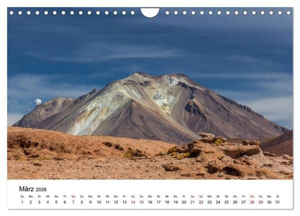 Produktbild: Bolivien - Einzigartige Landschaft (Wandkalender 2026 DIN A4 quer), CALVENDO Monatskalender