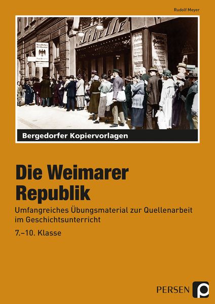 Produktbild: Die Weimarer Republik