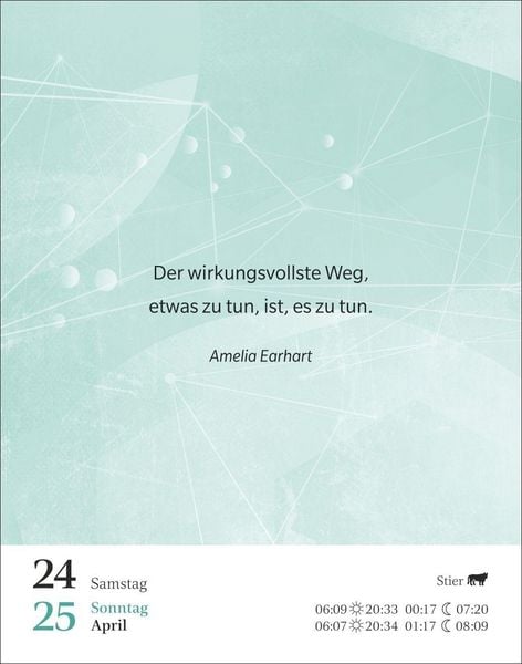 Produktbild: Gute Gedanken tanken Tagesabrei&szlig;kalender 2027 - Denkanst&ouml;&szlig;e f&uuml;r das ganze Jahr
