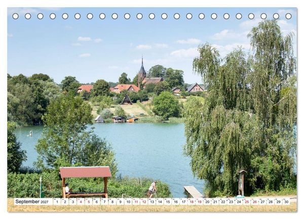 Produktbild: Radland Deutschland - Mecklenburgische Seenplatte (Tischkalender 2027 DIN A5 quer), CALVENDO Monatskalender