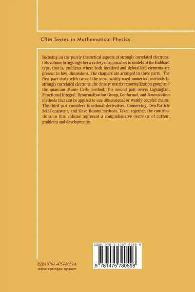 Produktbild: Theoretical Methods for Strongly Correlated Electrons