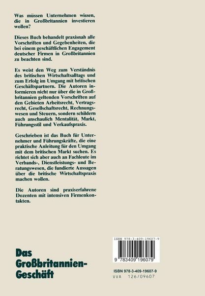 Produktbild: Das Gro&szlig;britannien-Gesch&auml;ft