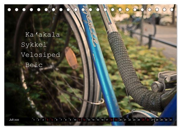 Produktbild: Weltfahrrad (Tischkalender 2026 DIN A5 quer), CALVENDO Monatskalender