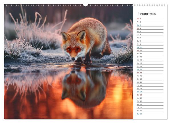 Produktbild: Waldgefl&uuml;ster (hochwertiger Premium Wandkalender 2026 DIN A2 quer), Kunstdruck in Hochglanz