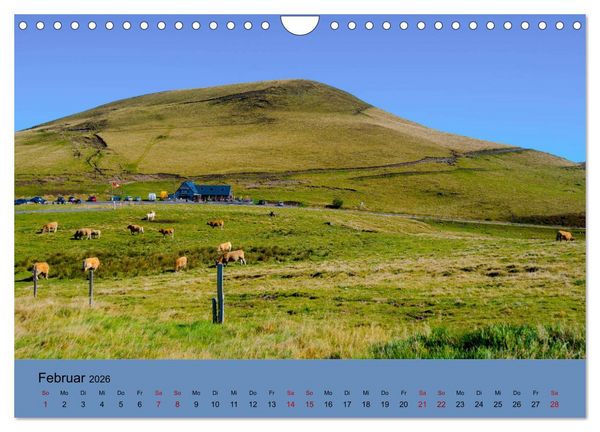 Produktbild: Naturparadies Auvergne (Wandkalender 2026 DIN A4 quer), CALVENDO Monatskalender