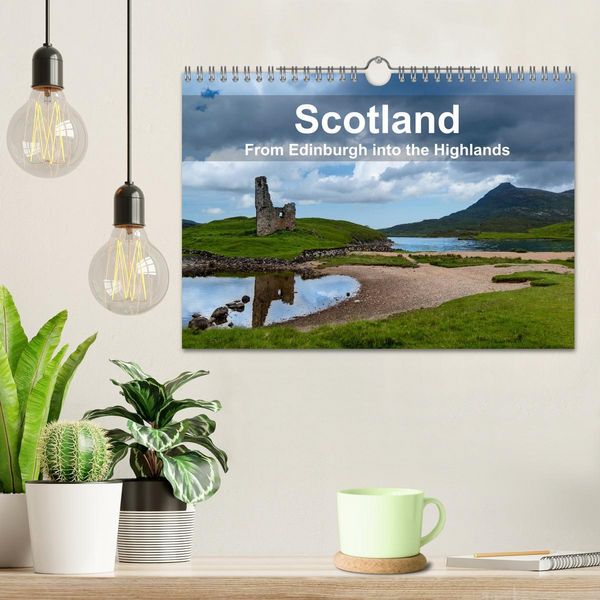 Produktbild: Scotland - From Edinburgh into the Highlands (Wall Calendar 2026 DIN A4 landscape), CALVENDO 12 Month Wall Calendar