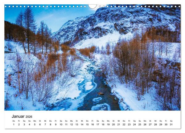 Produktbild: Flusswelt Schweiz (Wandkalender 2026 DIN A3 quer), CALVENDO Monatskalender