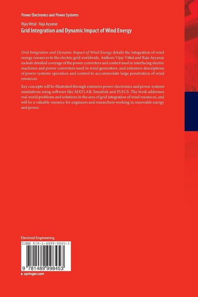 Produktbild: Grid Integration and Dynamic Impact of Wind Energy