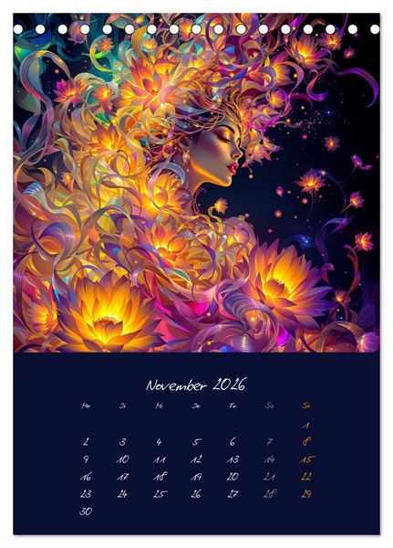 Produktbild: Ikebana des Lichts (Tischkalender 2026 DIN A5 hoch), CALVENDO Monatskalender