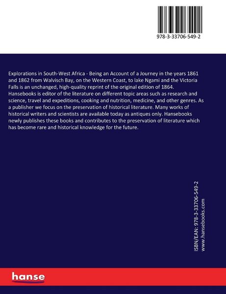 Produktbild: Explorations in South-West Africa