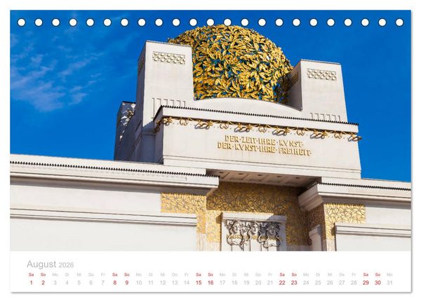 Produktbild: W I E N E R Impressionen (Tischkalender 2026 DIN A5 quer), CALVENDO Monatskalender