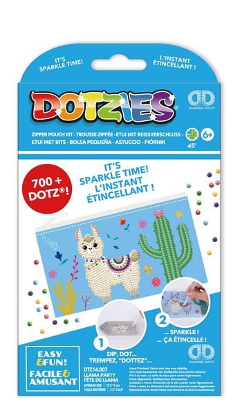 Produktbild: DOTZIES BY DIAMOND DOTZ - Diamond Painting Etui Llama