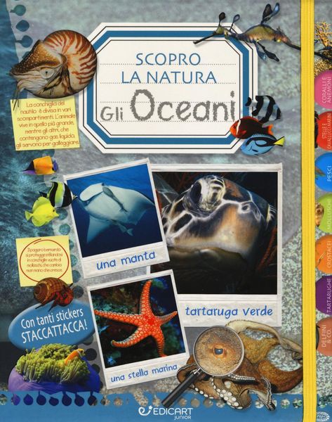 Produktbild: Gli oceani. Scopro la natura. Con adesivi