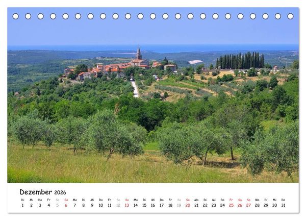 Produktbild: Istrien (Tischkalender 2026 DIN A5 quer), CALVENDO Monatskalender