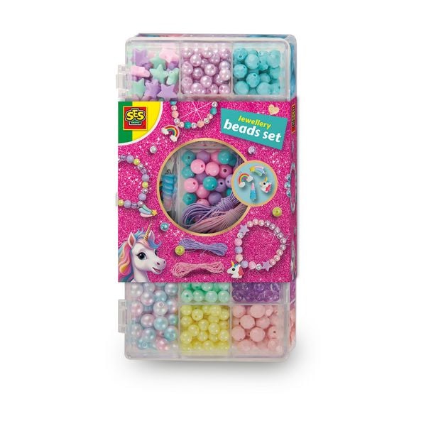 SES CREATIVE Schmuckperlen-Set Unicorn