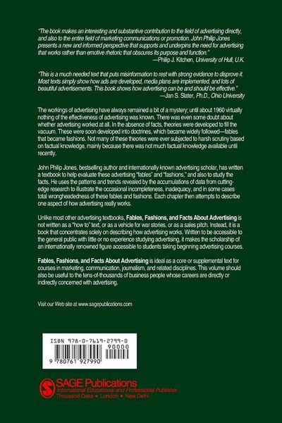 Produktbild: Fables, Fashions, and Facts About Advertising