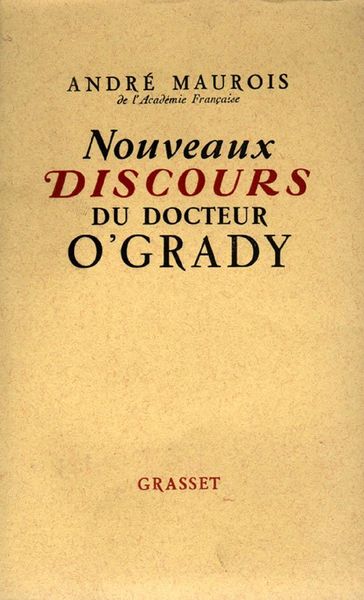 Produktbild: Nouveaux discours du dr. O'Grady