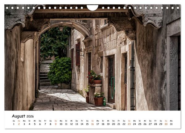 Produktbild: Dalmatiens S&uuml;den, Peljesac und Korcula (Wandkalender 2026 DIN A4 quer), CALVENDO Monatskalender