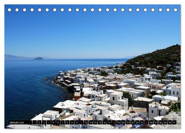 Produktbild: Griechische Inseln (Tischkalender 2026 DIN A5 quer), CALVENDO Monatskalender