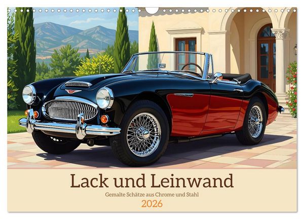 Produktbild: Lack und Leinwand (Wandkalender 2026 DIN A3 quer), CALVENDO Monatskalender