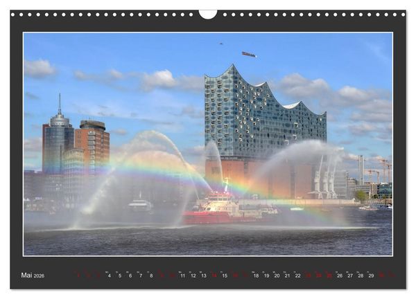 Produktbild: Wahrzeichen Elbphilharmonie (Wandkalender 2026 DIN A3 quer), CALVENDO Monatskalender