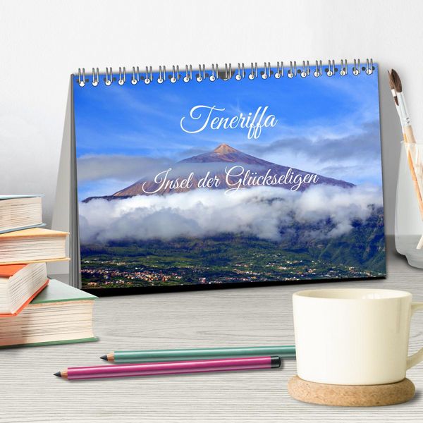 Produktbild: Teneriffa - Insel der Gl&uuml;ckseligen (Tischkalender 2026 DIN A5 quer), CALVENDO Monatskalender