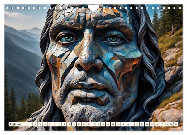 Produktbild: Berg Charaktere (Wandkalender 2026 DIN A4 quer), CALVENDO Monatskalender