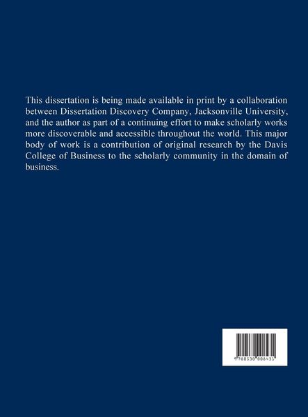 Produktbild: An Empirical Examination of the Valuation Effect of Capital Structure, Earnings Quality, and Operating Efficiency on Firms in the Hotel Industry