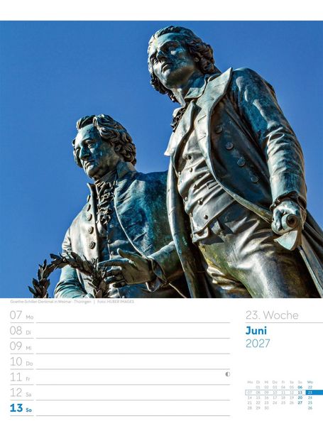 Produktbild: Malerisches Deutschland Wochenplaner Kalender 2027