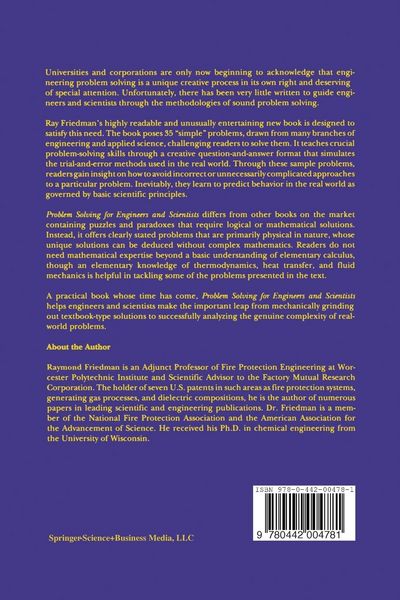 Produktbild: Problem Solving For Engineers and Scientists