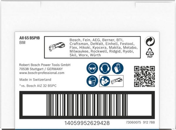 Produktbild: Bosch Accessories 2608669085 2608669085 Multimesser 1St.