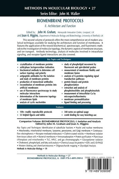 Produktbild: Biomembrane Protocols