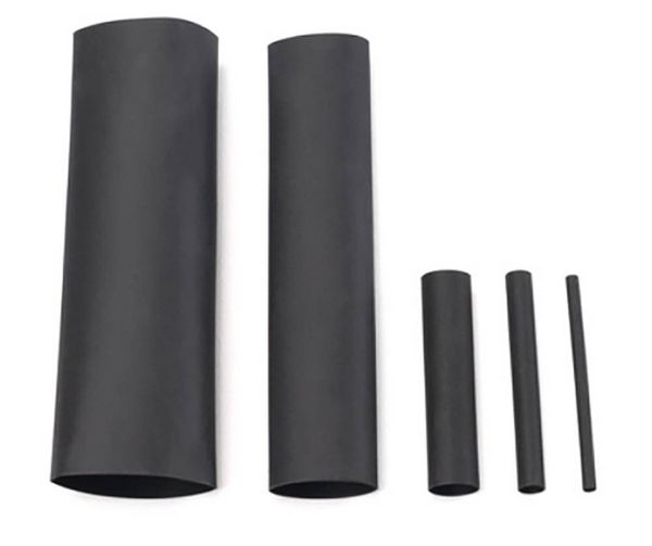 Produktbild: HellermannTyton 380-03001 Schrumpfschlauchsortiment Schwarz Schrumpfrate:3:1 220 Teile