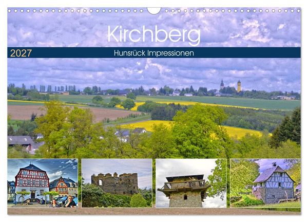Produktbild: Kirchberg Hunsr&uuml;ck Impressionen (Wandkalender 2027 DIN A3 quer), CALVENDO Monatskalender