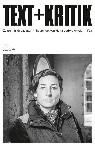Produktbild: TEXT + KRITIK 237 - Juli Zeh