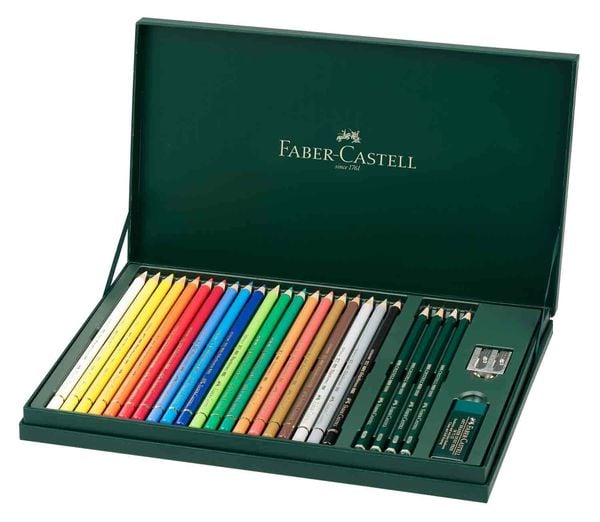 Produktbild: Faber-Castell Geschenkset Polychromos + Zubeh&ouml;r