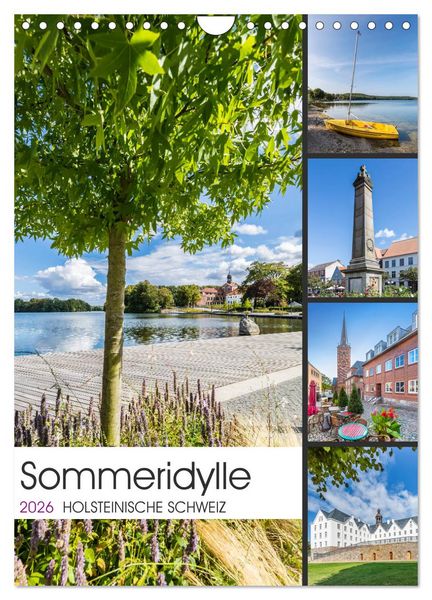 Produktbild: HOLSTEINISCHE SCHWEIZ Sommeridylle (Wandkalender 2026 DIN A4 hoch), CALVENDO Monatskalender