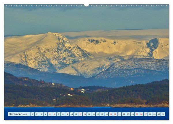 Produktbild: Wundersch&ouml;nes Bergen. Norwegens Tor zum Fjordland (Wandkalender 2026 DIN A2 quer), CALVENDO Monatskalender