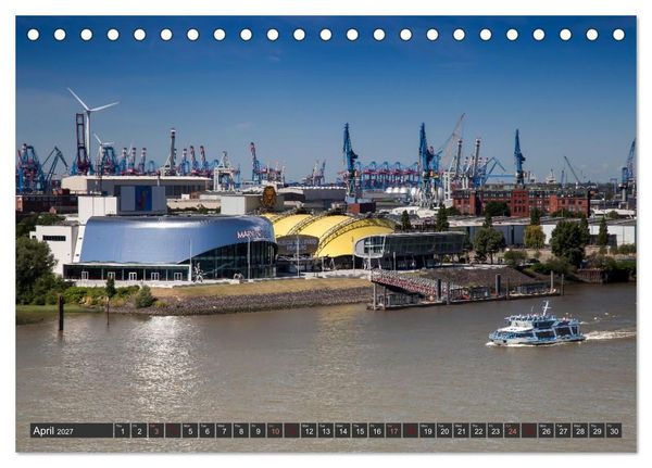 Produktbild: Hamburg.Discover northern Germany&rsquo;s cosmopolitan city (Desk Calendar 2027 DIN A5 landscape), CALVENDO 12 Month DeskCalendar