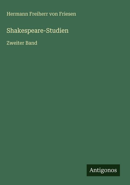 Produktbild: Shakespeare-Studien