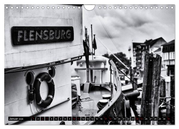 Produktbild: Ein Blick auf Flensburg (Wandkalender 2026 DIN A4 quer), CALVENDO Monatskalender
