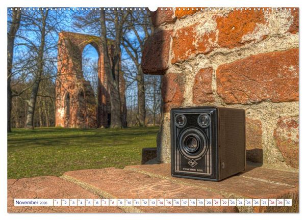 Produktbild: Alte Fotoapparate, Augenzeugen der Zeit (Wandkalender 2026 DIN A2 quer), CALVENDO Monatskalender